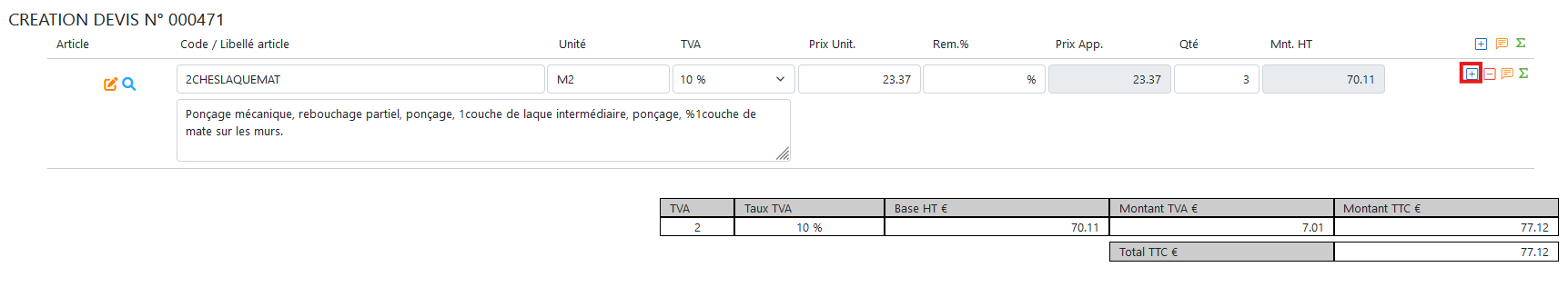 devis-cree-ajoutligne